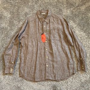 Tommy Bahama Mens XL Long Sleeve Liqueur Easy Breezer LS Button Up Shirt NWT